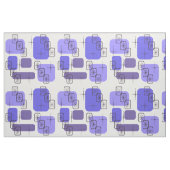 Tissu Indigo moderne du milieu du siècle (Fat Quarter)