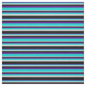 Tissu Indigo, Turquoise foncé, gris clair et noir (Échantillon)