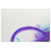 Tissu Infinity with purple feather (Fat Quarter)