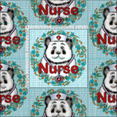 Tissu infirmière de Panda (Carreau)