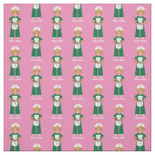 Tissu Infirmière Médicale Restez en sécurité mignonne Gr (Échantillon)