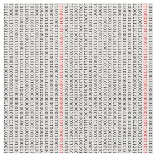 Tissu Ingénieur informatique de code binaire (Fermer)