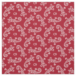 Tissu initial fait sur commande modelé par reptil
