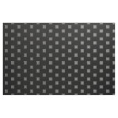 Tissu Initiales Monogramme | Blanc Sur Noir (Yard)