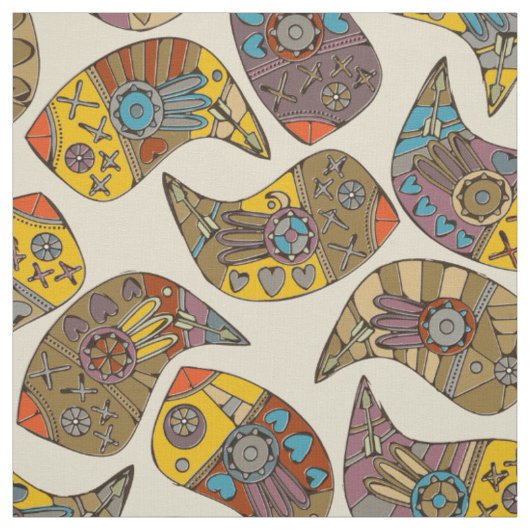 Tissu inséparable paisley (Échantillon)