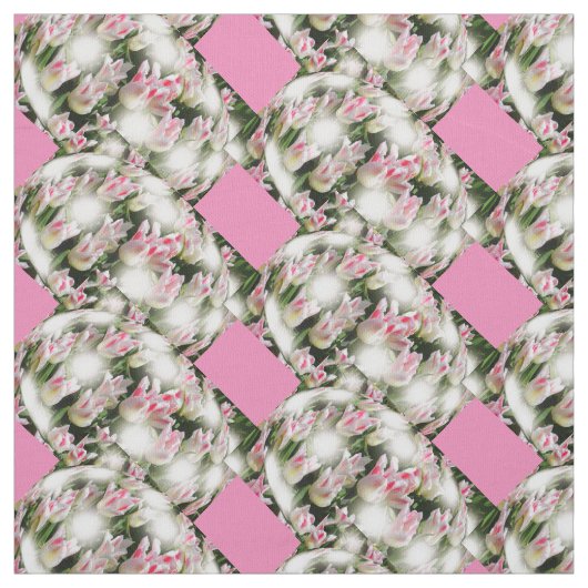 Tissu Inspirations de tulipes (Échantillon)