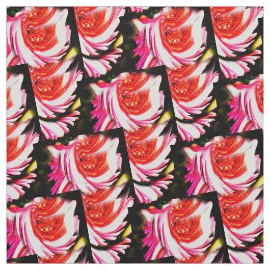 Tissu Inspirations rouges (Échantillon)