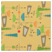 Tissu inspiré atomique moderne 29 de la moitié du (Fermer)