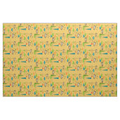 Tissu inspiré atomique moderne 29 de la moitié du (Fat Quarter)