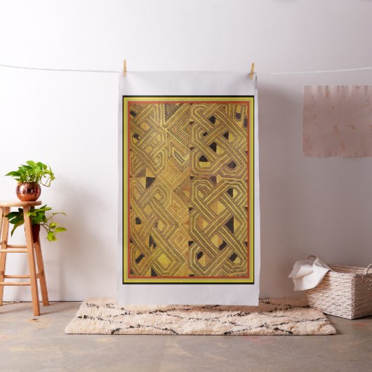 Tissu inspiré du tissu Kuba africain (In Situ)