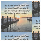 TISSU INSPIRING ISAIAH 30:31 SUNSET (Fermer)