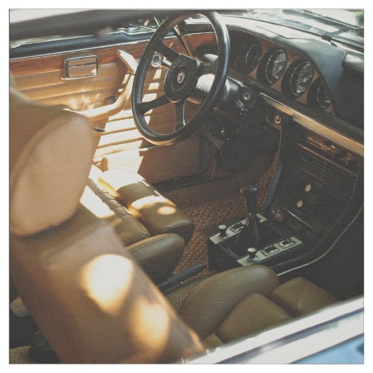 Tissu Intérieur de cuir d'une voiture vintage (Échantillon)