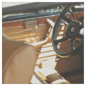 Tissu Intérieur de cuir d'une voiture vintage (Détail)