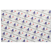 Tissu Intérieur statistique d'annexe (humour de courbe (Fat Quarter)