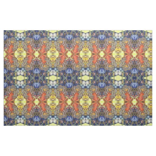 Tissu Intersection de l'espace et du commerce (Fat Quarter)