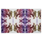 Tissu Inverser Floral En Couleur (Fat Quarter)