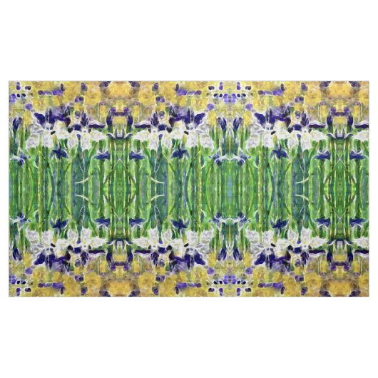 Tissu Iris aquarelle (Yard)