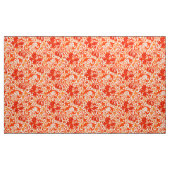 Tissu Iris de William Morris et lis, mandarine (Yard)