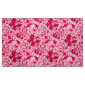 Tissu Iris de William Morris et lis, rose de fuchsia (Fat Quarter)