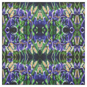 Tissu Iris et abeilles (Échantillon)