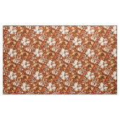 Tissu Iris et lis de William Morris, brun et Tan (Yard)