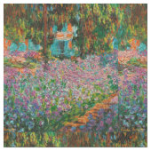 Tissu Iris Jardin Monet Giverny fleurs (Fermer)
