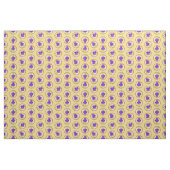 Tissu Iris Peinture Iris À Led Violet Art Fleur Original (Yard)