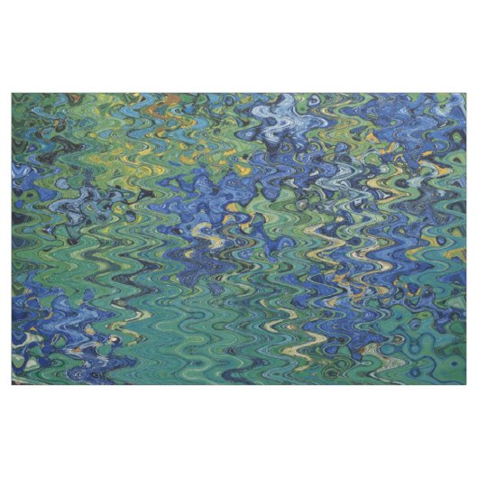 TISSU IRIS REFLÉTÉ DANS L'EAU (Yard)