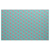 Tissu Iris rose violet Turquoise (Yard)