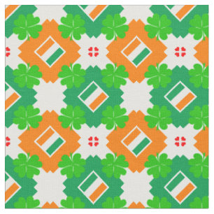 Tissu Irish Flag & Ireland Fabric fashion/Shamrock