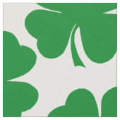 Tissu irlandais de shamrock (Fermer)