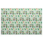 Tissu Irlandais Leprechaun Rainbow Pot Of Gold Fun Drape (Fat Quarter)