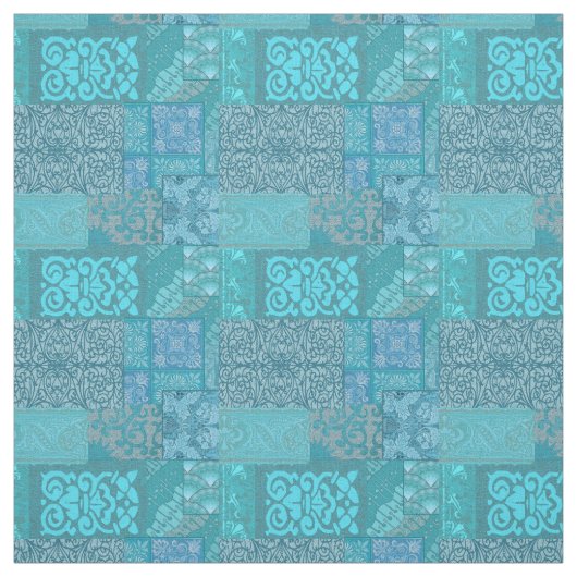 Tissu Isabella Blue (Échantillon)