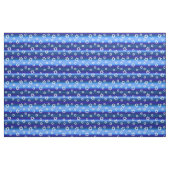 Tissu Israël Étoile juive de David sur Bleu (Fat Quarter)