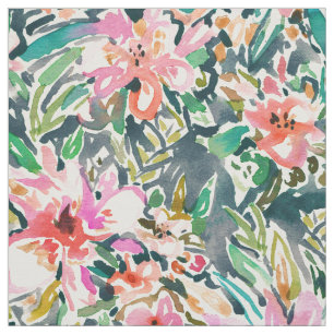 Tissu Ivrogne du PARADIS de RACHEL floral