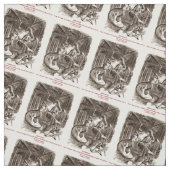 Tissu Jabberwock de Lewis Carroll à travers le miroir (Échantillon)
