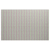 Tissu Jack Russell chiens et coeurs rouges gris clair (Yard)