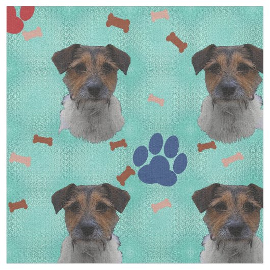 Tissu Jack Russell Terrier (Fermer)