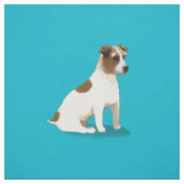 Tissu Jack Russell Terrier Chien assis (Échantillon)