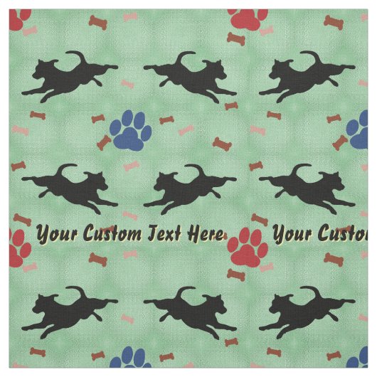 Tissu Jack Russell Terrier - Personnalisé (Échantillon)