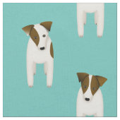 Tissu Jack Russell Terriers chiens mignons motif (Fermer)