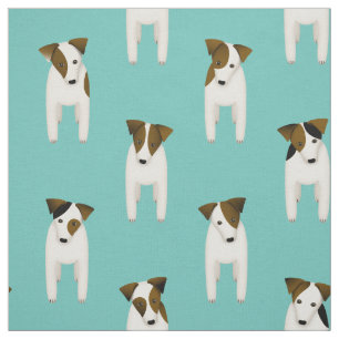 Tissu Jack Russell Terriers chiens mignons motif