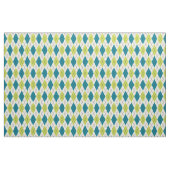 Tissu Jacquard bleu et vert (Fat Quarter)