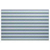 Tissu Jacquard bleu et vert et gris (Fat Quarter)