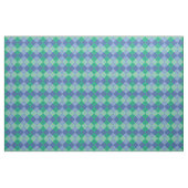 Tissu Jacquard bleu-vert (Fat Quarter)