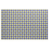 Tissu Jacquard de bleu et d'or (Yard)