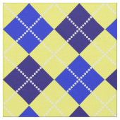 Tissu Jacquard de bleu et d'or (Fermer)