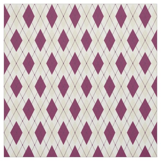 Tissu Jacquard moderne beige clair violet géométrique (Échantillon)