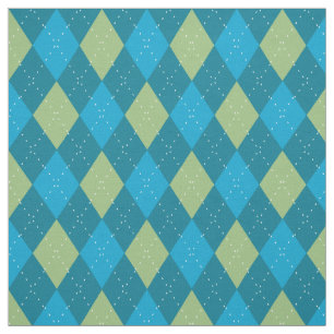 Tissu Jacquard Motif bleu
