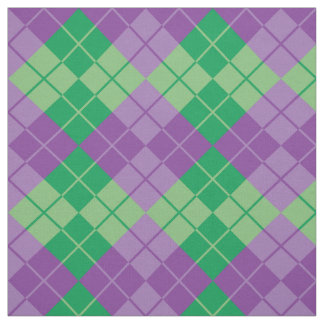 Tissu Jacquard Pourpre-Vert